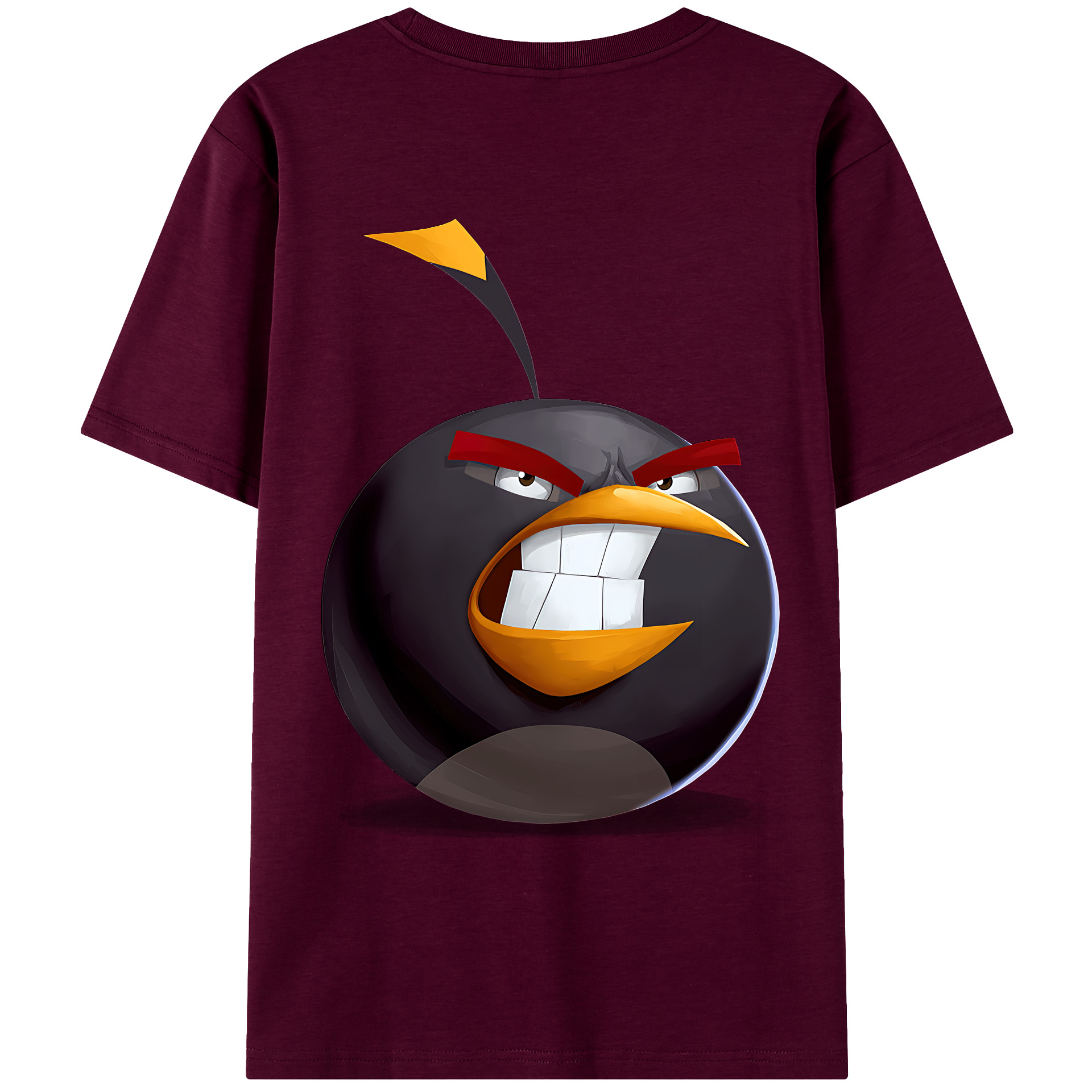 （画像用） Angry Birds アングリーバード レディース半袖Tシャツ(バックプリント)